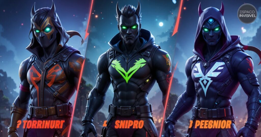 fortnite nick duas palavras comparacao caractere invisivel 2026 lobby