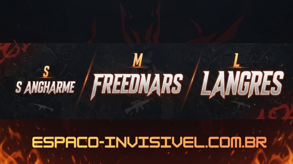 espaco invisivel ff pequeno medio grande comparacao codigos unicode free fire